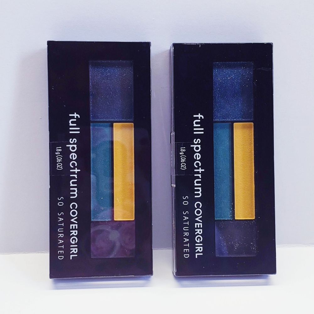 COVERGIRL So Saturated Quad Palette, Eclipse, 0.06 Ounce, 4 Shades (2 pack)